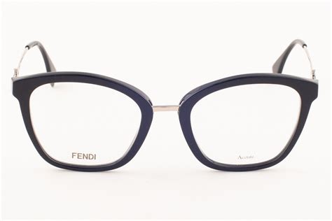 Fendi FD Ff0308 Eyeglasses 0807 Black 100 Authentic 